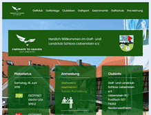 Tablet Screenshot of golfclubliebenstein.de